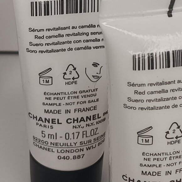 CHANEL N-1 SERUM REVITALISANT AU CAMELIA ROUGE 5ML - Picture 4 of 7